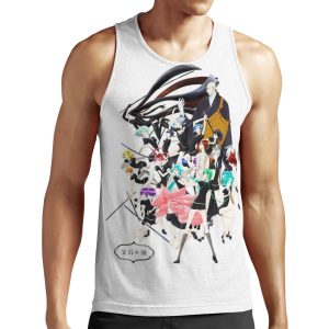 Houseki No Kuni With Logo All-over-print Unisex Tank Top