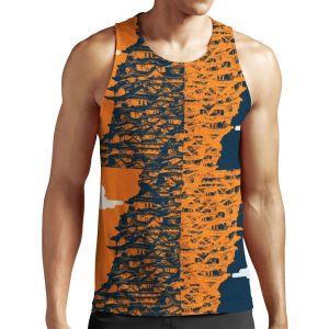 Houses All-over-print Unisex Tank Top