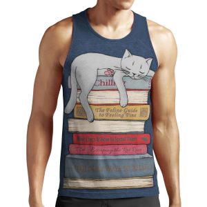 How To Chill Like A Cat All-over-print Unisex Tank Top