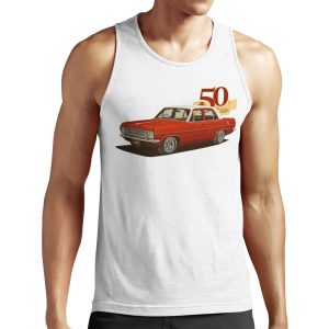 Hr Holden Sedan 50Th Anniversary Red All-over-print Unisex Tank Top