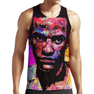 Huey P Newton All-over-print Unisex Tank Top
