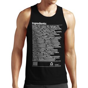 Human Chemical Ingredients List All-over-print Unisex Tank Top