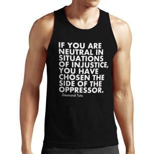Human Rights Quote Protest Political All-over-print Unisex Tank Top