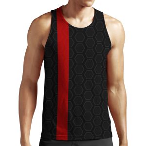 Hyperion Inspired Black All-over-print Unisex Tank Top