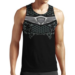 Hyundai Genesis Vintage Badge All-over-print Unisex Tank Top