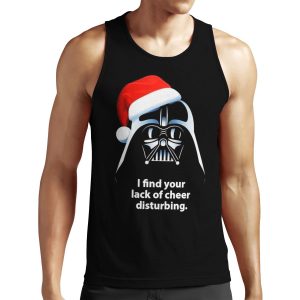 I Find Lack Of Cheer Disturbing Christmas All-over-print Unisex Tank Top