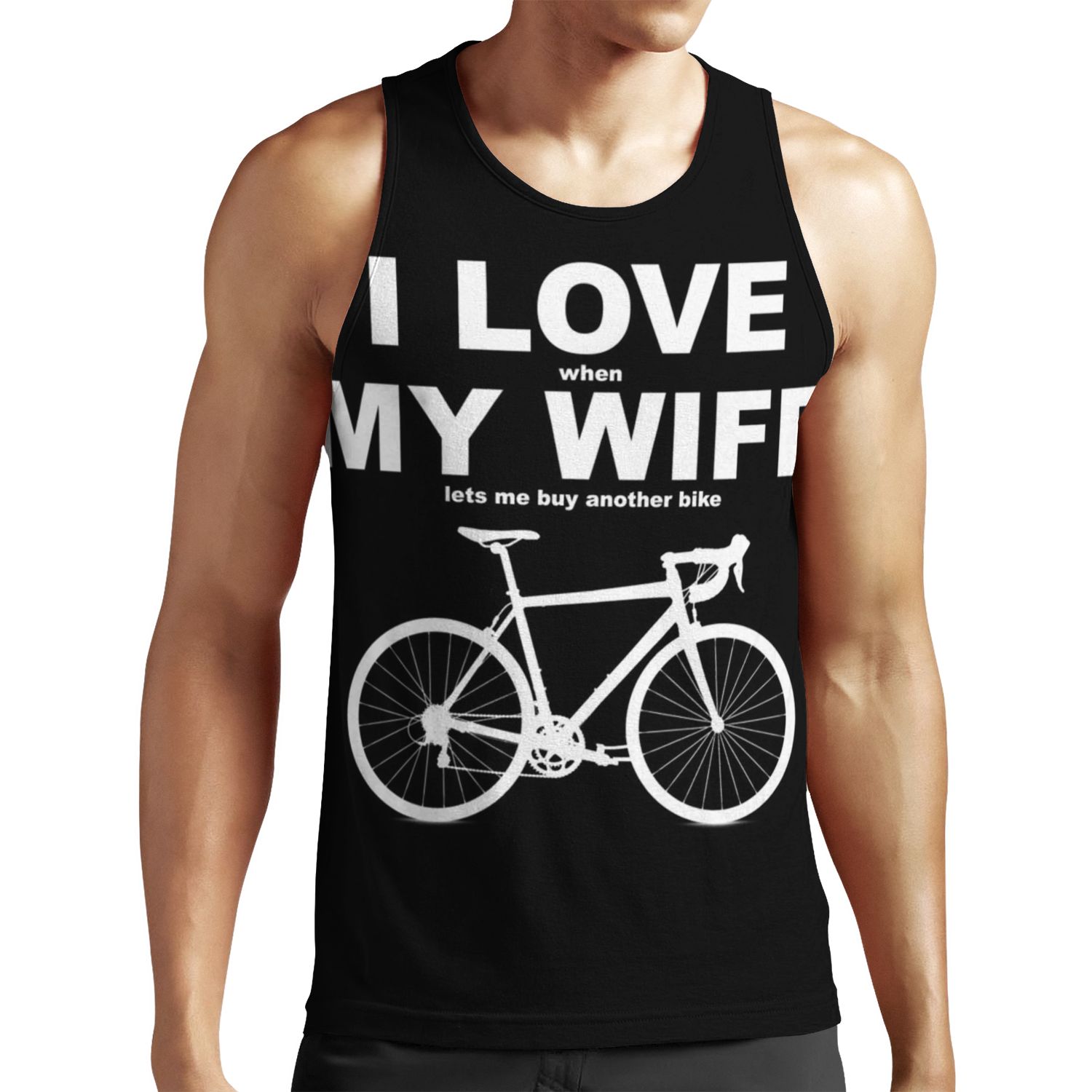 I Love My Wife All-over-print Unisex Tank Top
