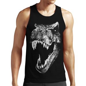 I M A Dino Fan All-over-print Unisex Tank Top