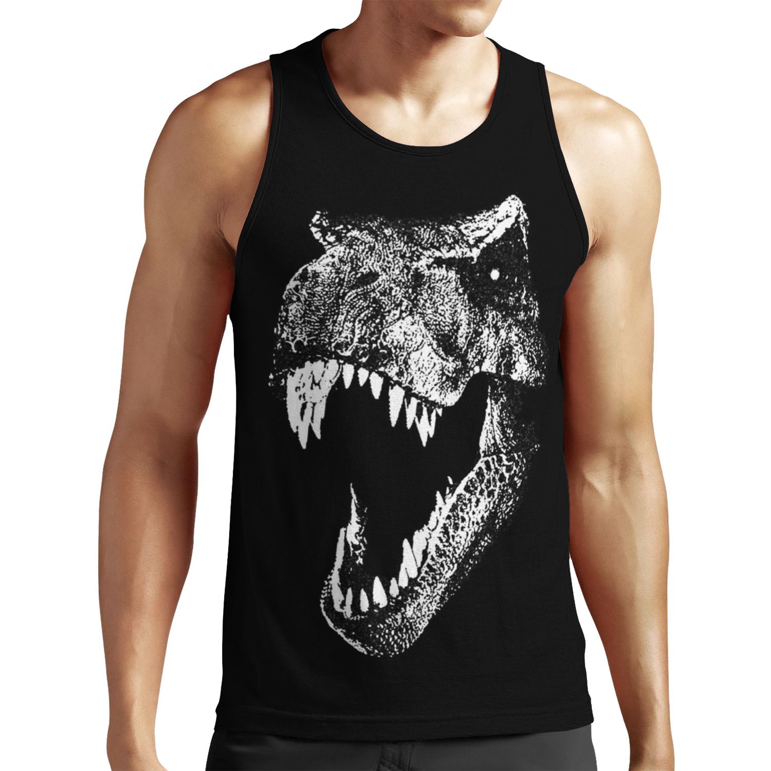 I M A Dino Fan All-over-print Unisex Tank Top