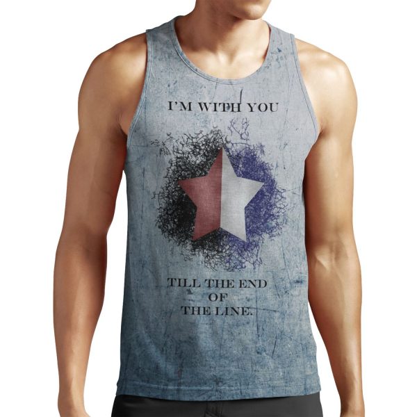 I M With You Till The End Of The Line Ver2 All-over-print Unisex Tank Top