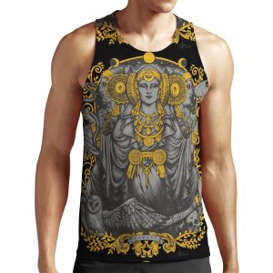 Iberian Hecate Gray All-over-print Unisex Tank Top
