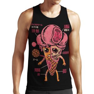 Ice Cream Kaiju All-over-print Unisex Tank Top