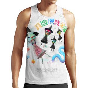 Iglooghost Neo Wax Bloom All-over-print Unisex Tank Top