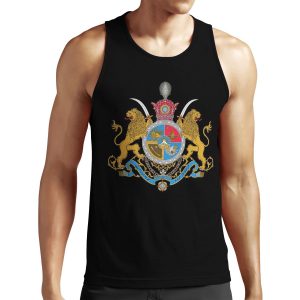 Imperial Coat Of Arms Of Iran Under The Pahlavi Dynasty All-over-print Unisex Tank Top