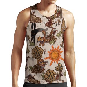 In The Beginning Of The World Watership Down Pattern All-over-print Unisex Tank Top