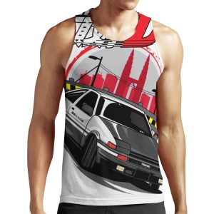 Initial D All-over-print Unisex Tank Top