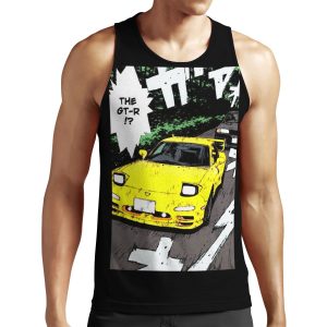 Initial D Fd3S Vs R32 All-over-print Unisex Tank Top