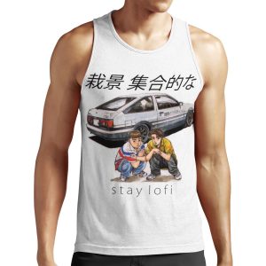 Initial Lofi All-over-print Unisex Tank Top
