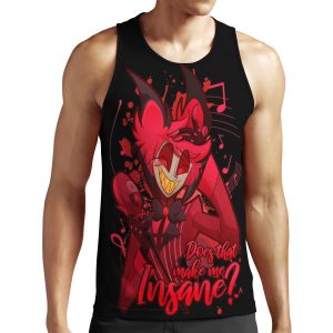 Insane Alastor The Radio Demon All-over-print Unisex Tank Top