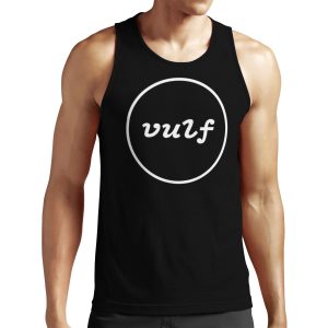 Inscription Vulf In White Circle All-over-print Unisex Tank Top