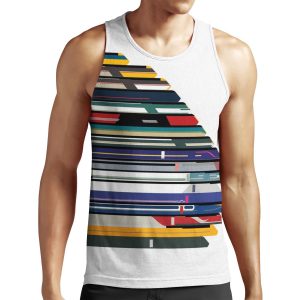 Intercity 125 Outline In Liveries All-over-print Unisex Tank Top