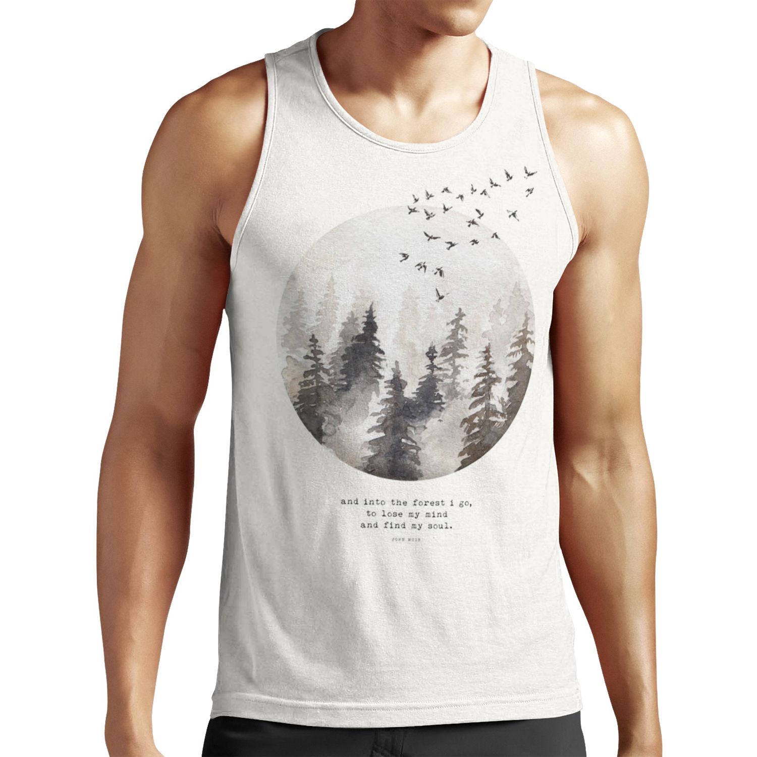 Into The Forest I Go All-over-print Unisex Tank Top