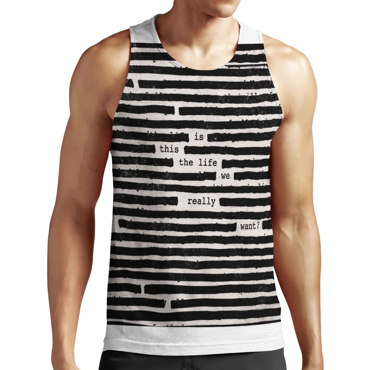 Is This The Life We Really Want All-over-print Unisex Tank Top