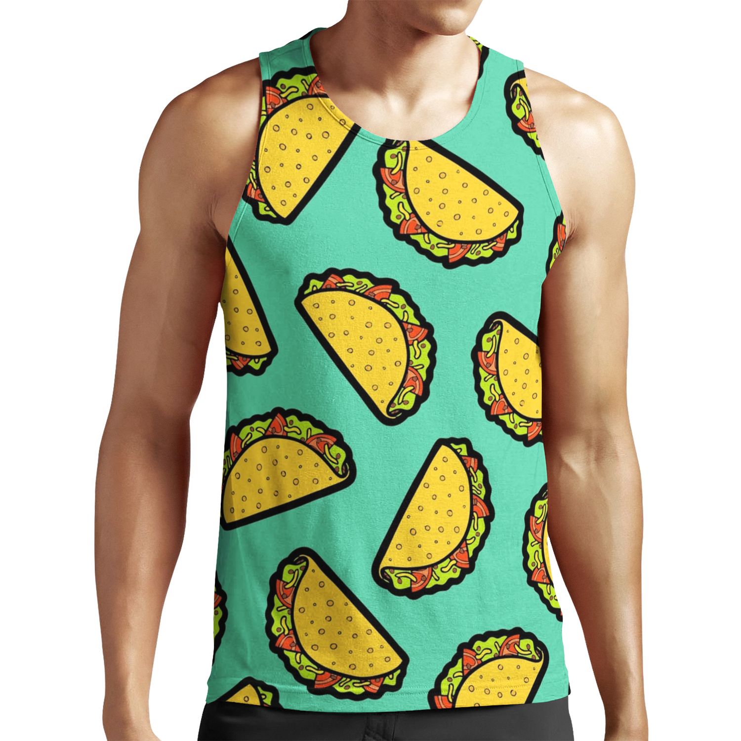 It S Taco Time All-over-print Unisex Tank Top