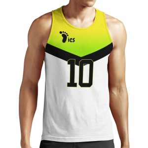 Itachiyama Jersey Kiyoomi Sakusa 10 All-over-print Unisex Tank Top