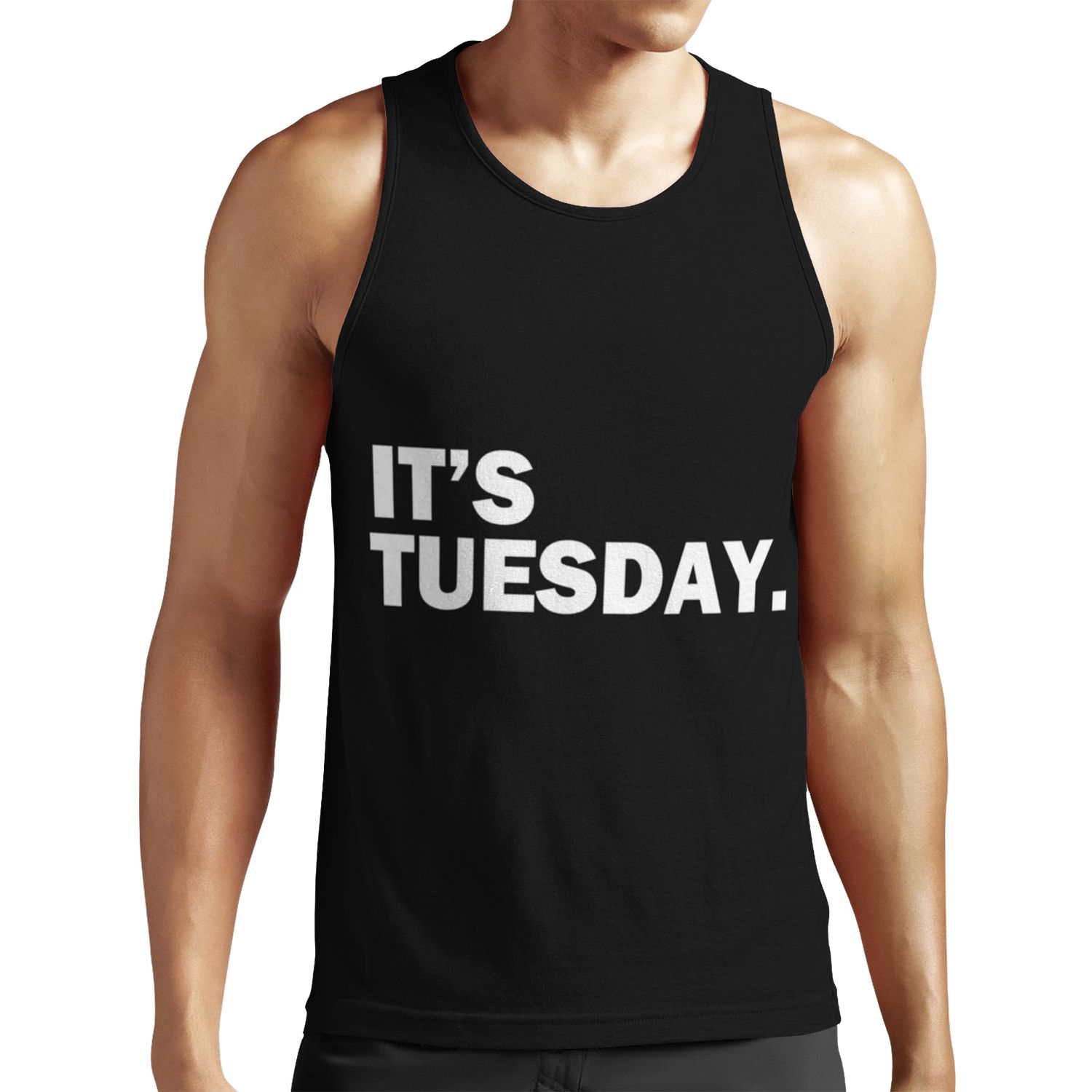 Its Tuesday Day Of The Week All-over-print Unisex Tank Top Funny Weekly Daily All-over-print Unisex Tank Top