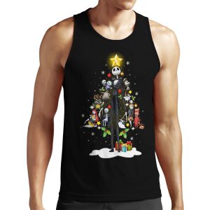 Jack Skellington Love The Nightmare Before Christmas Funny Design All-over-print Unisex Tank Top