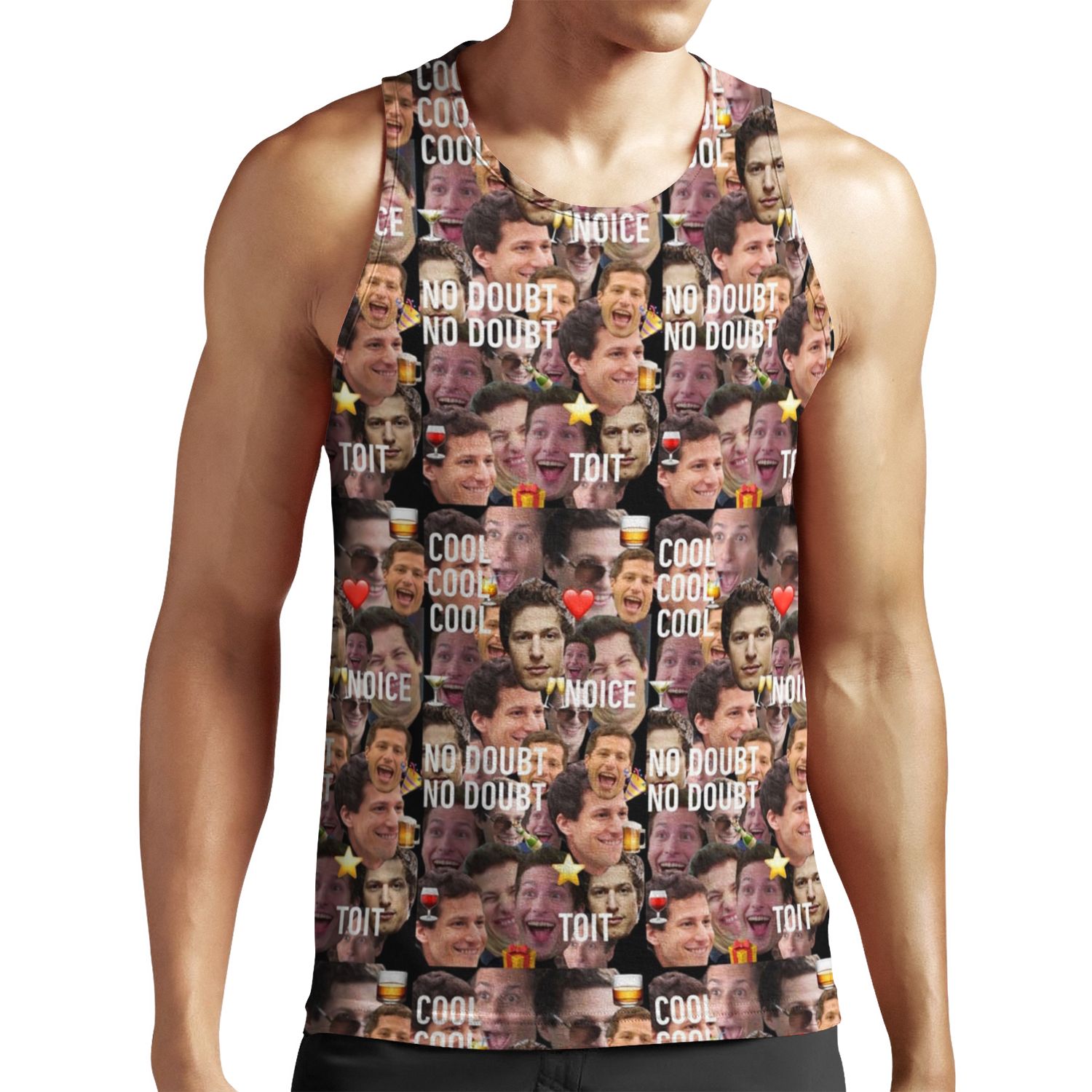Jake Peralta Collage All-over-print Unisex Tank Top