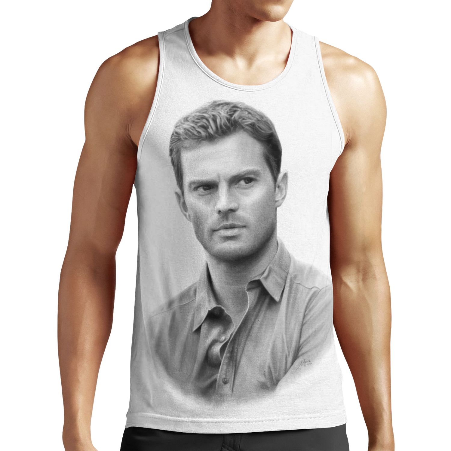 Jamie Dornan All-over-print Unisex Tank Top