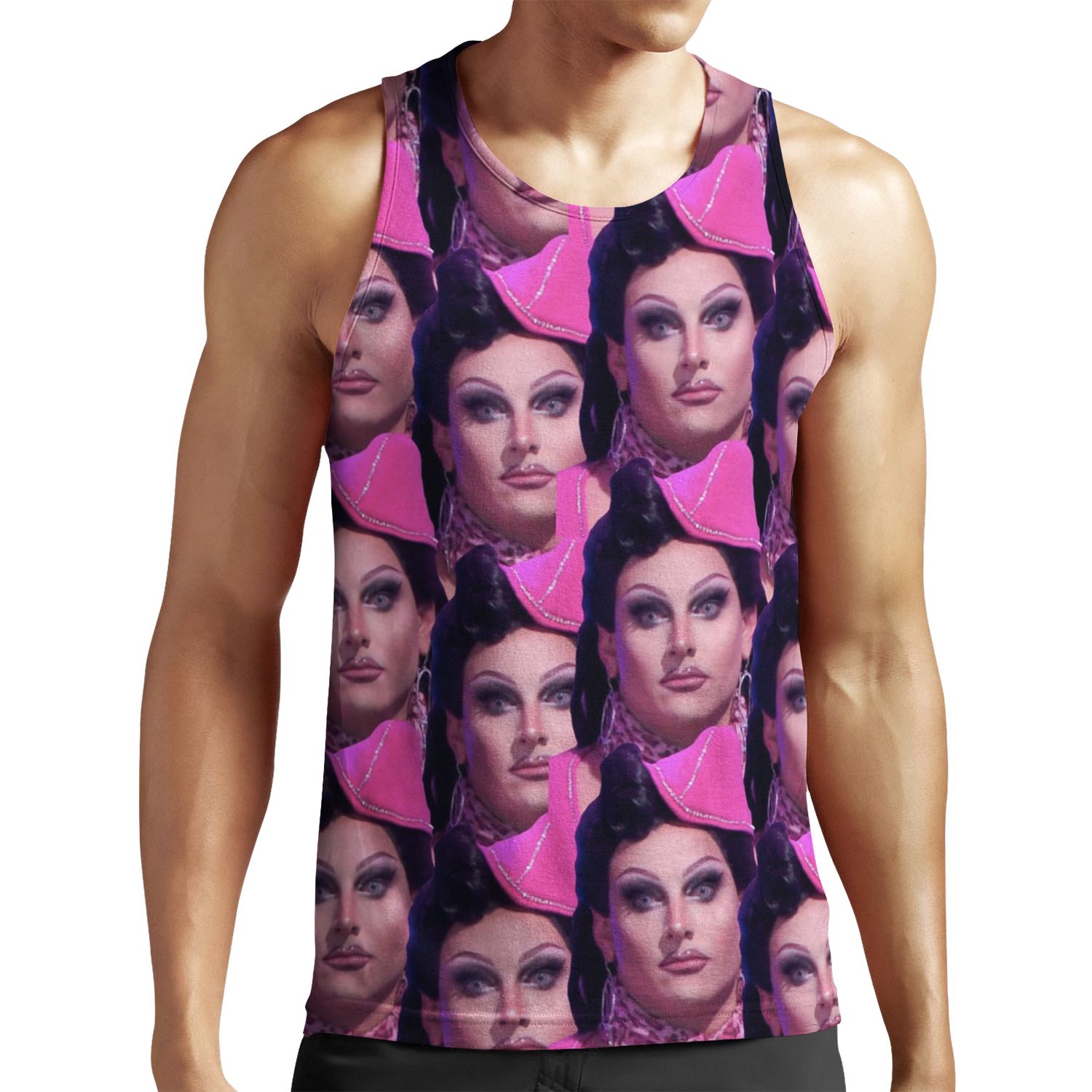 Jan Face Crack Meme Design All-over-print Unisex Tank Top