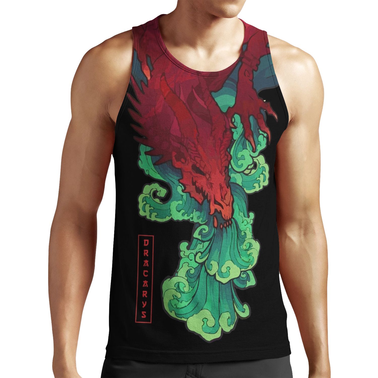 Japanese Dracarys All-over-print Unisex Tank Top