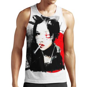 Japanese Punk Girl All-over-print Unisex Tank Top