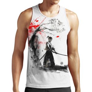 Japanese Samurai All-over-print Unisex Tank Top