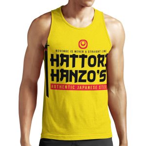 Japanese Steel Dark Version All-over-print Unisex Tank Top