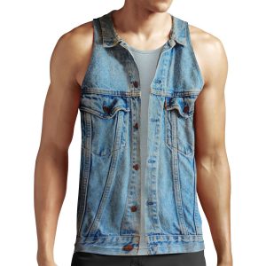 Jean Jacket All-over-print Unisex Tank Top