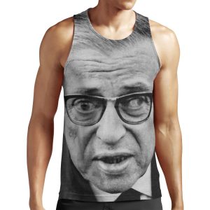 Jean Paul Sartre All-over-print Unisex Tank Top
