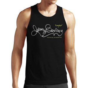 Jeremy Bearimy In White With Notation All-over-print Unisex Tank Top