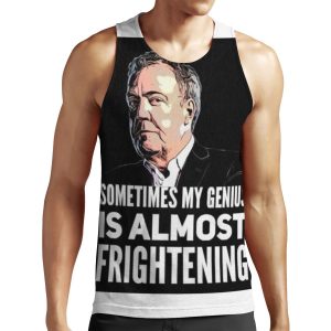 Jeremy Clarkson Sometimes My Genius Is Almost Frightening Merchandise All-over-print Unisex Tank Top