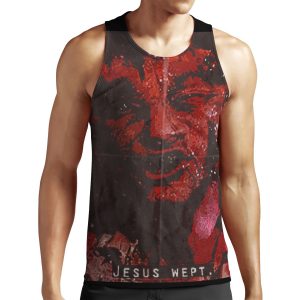 Jesus Wept All-over-print Unisex Tank Top