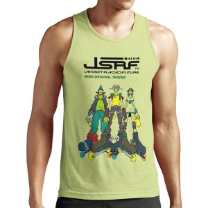 Jet Set Radio Future Soundtrack Cover All-over-print Unisex Tank Top