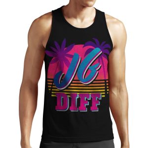 Jg Diff Retro Jungle Difference Better Jungler Wins All-over-print Unisex Tank Top