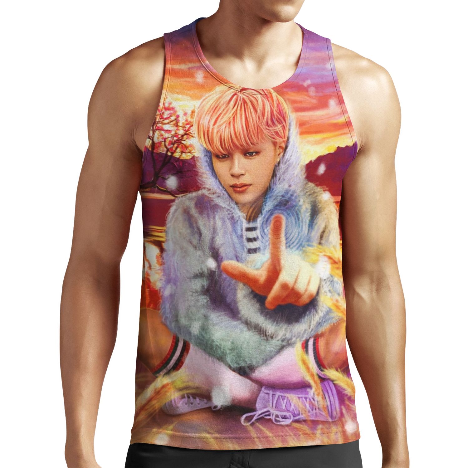 Jimin Spring Day All-over-print Unisex Tank Top