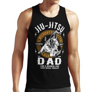 Jiu Jitsu Dad Funny Jiu Jitsu Father S Day All-over-print Unisex Tank Top