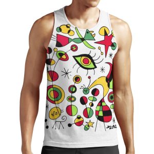 Joan Miro Peces De Colores Colorful Fish All-over-print Unisex Tank Top All-over-print Unisex Tank Top