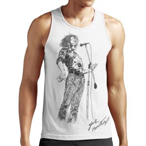 Joe Cocker Original Hand Drawn Ink Artwork All-over-print Unisex Tank Top