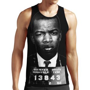 John Lewis Freedom Rider Mugshot 1962 All-over-print Unisex Tank Top